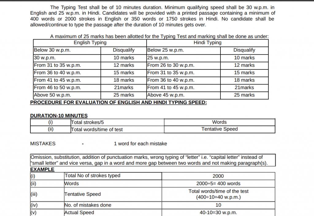 Delhi Police HCM Typing Test 2026 – Soni Typing Tutor